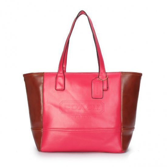 Coach City Saffiano Small Red Totes ANN | Women